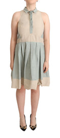 Load image into Gallery viewer, Comeforbreakfast Chic sleeveless sheath dress with collar
