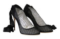 Load image into Gallery viewer, Dolce & Gabbana Elegante Netzstrumpfpumps in zeitlosem Schwarz
