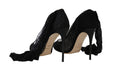 Load image into Gallery viewer, Dolce & Gabbana Elegante Netzstrumpfpumps in zeitlosem Schwarz
