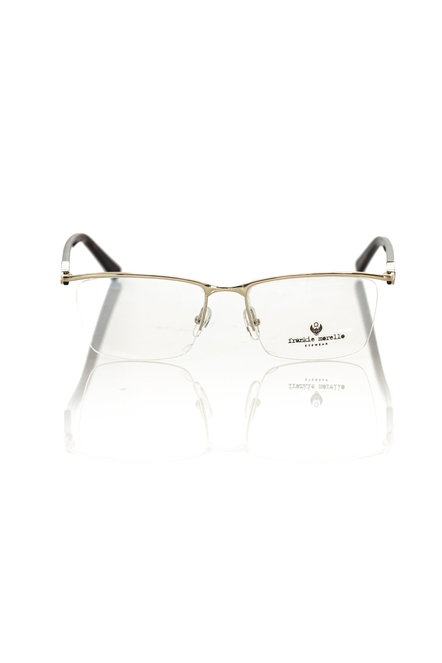 Frankie Morello Clubmaster Elegance Gold Lenses