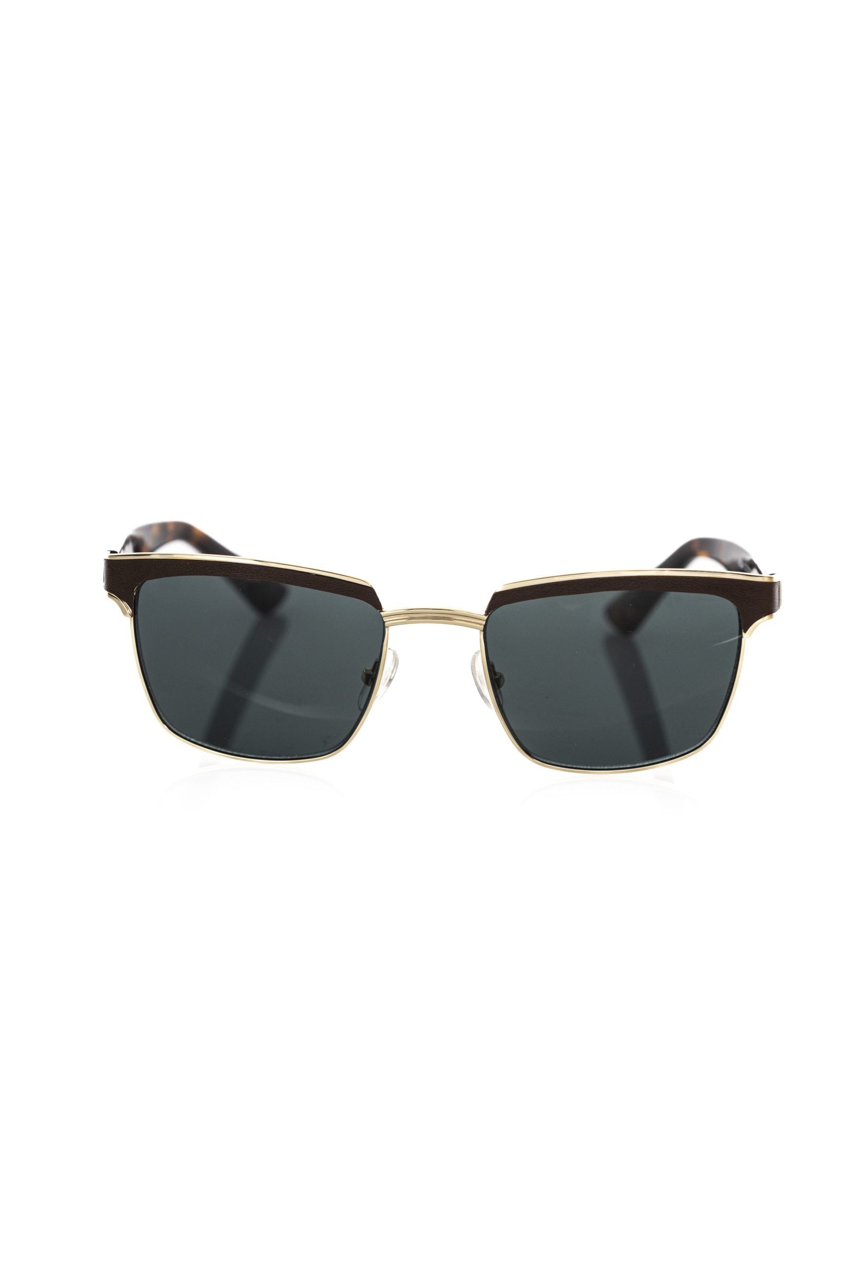 Frankie Morello Braun Metallic Herren-Sonnenbrille