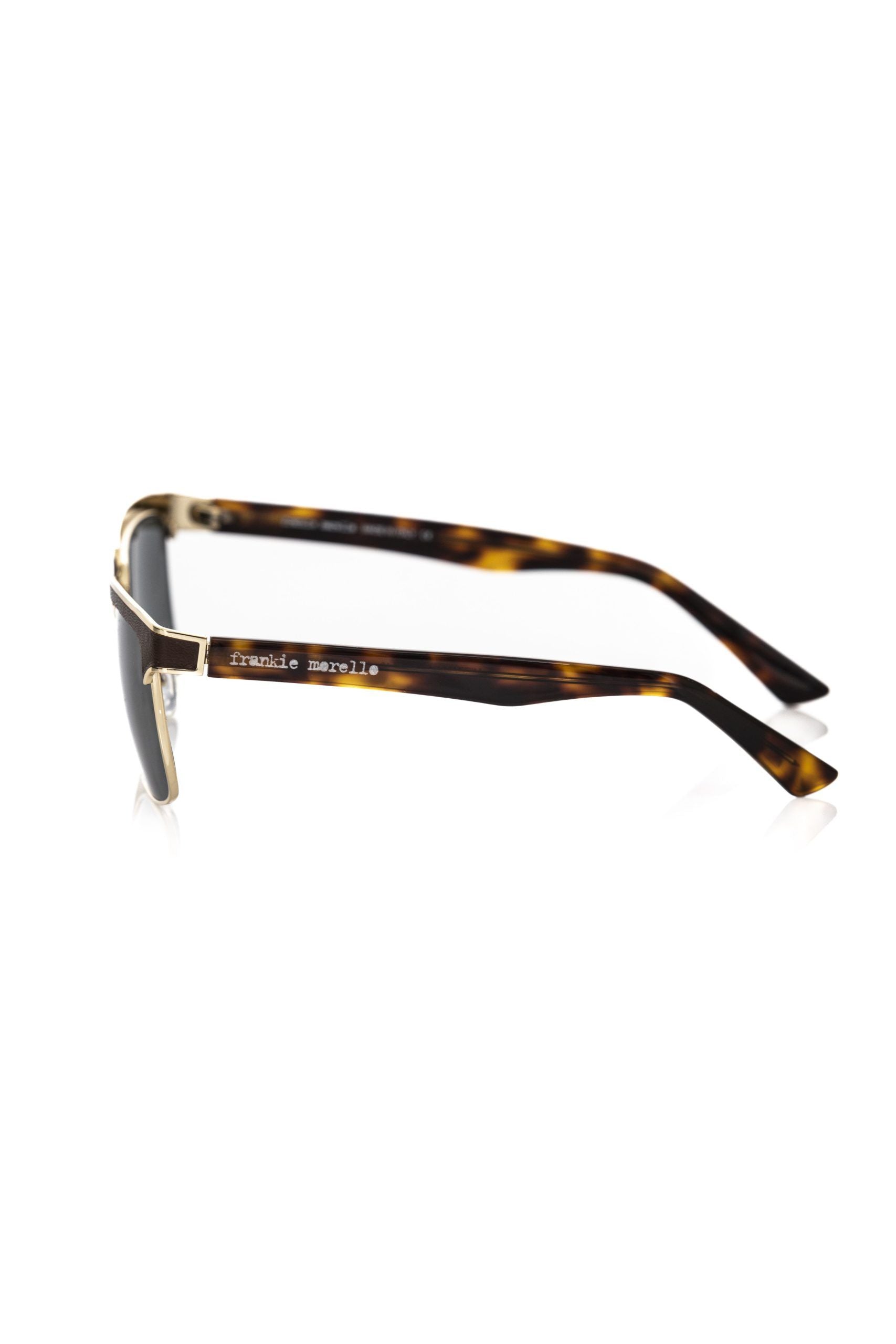 Frankie Morello Braun Metallic Herren-Sonnenbrille