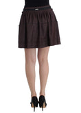 Load image into Gallery viewer, GF Ferre Chic purple mini skirt for elegant evenings
