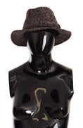 Load image into Gallery viewer, Dolce & Gabbana Elegant gray tweed hat with wide brim
