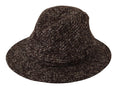 Load image into Gallery viewer, Dolce & Gabbana Elegant gray tweed hat with wide brim
