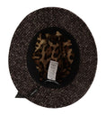 Load image into Gallery viewer, Dolce & Gabbana Elegant gray tweed hat with wide brim
