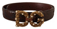 Load image into Gallery viewer, Dolce & Gabbana Elegant Phyton leather belt with pearl buckle
