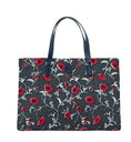 Bild in Galerie-Betrachter laden, Tory Burch Mittlere Nylon Retro Batik Print Schultertasche Handtasche
