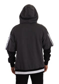 Load image into Gallery viewer, Dolce & Gabbana Elegant pullover sweatshirt with black and gray hood
