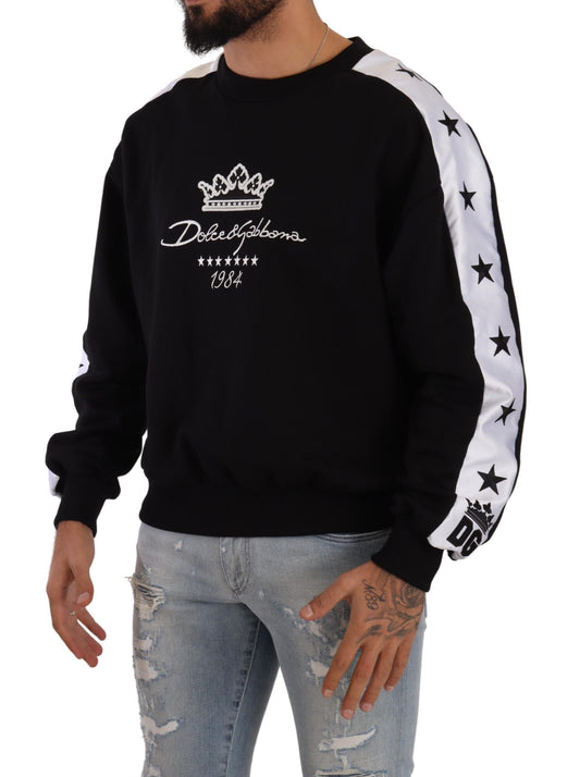 Dolce &amp; Gabbana Elegant Crown 1984 round neck sweater