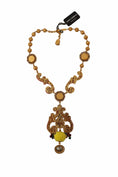 Load image into Gallery viewer, Dolce & Gabbana Multicolor Crystal Statement Necklace
