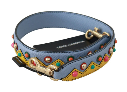 Dolce & Gabbana Multicolor Leder-Schulterriemen Accessoire