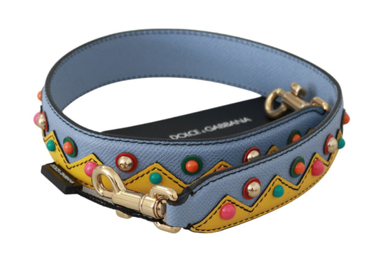 Dolce & Gabbana Multicolor Leder-Schulterriemen Accessoire