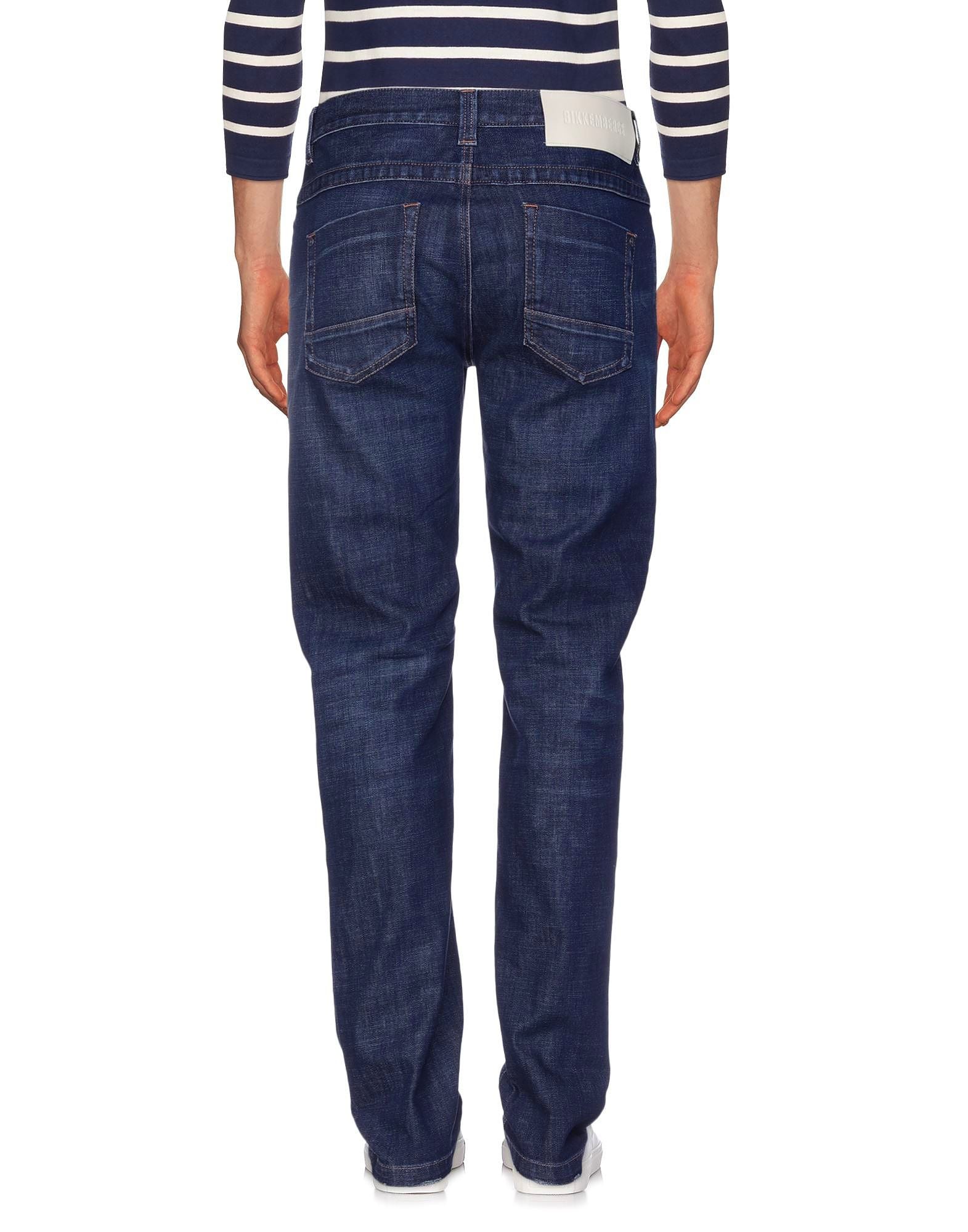 Bikkembergs Chic koyu mavi normal kesim jean pantolon