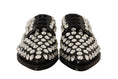 Load image into Gallery viewer, Dolce & Gabbana Formelle Flats aus Leder mit Kristallverzierung
