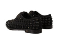 Load image into Gallery viewer, Dolce & Gabbana Elegante Gros Grain Lace-Up Jeweled Flats
