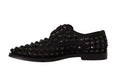 Load image into Gallery viewer, Dolce & Gabbana Elegante Gros Grain Lace-Up Jeweled Flats
