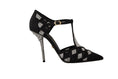 Load image into Gallery viewer, Dolce & Gabbana Elegante Wildlederpumps mit Kristallverzierung
