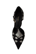 Load image into Gallery viewer, Dolce & Gabbana Elegante Wildlederpumps mit Kristallverzierung
