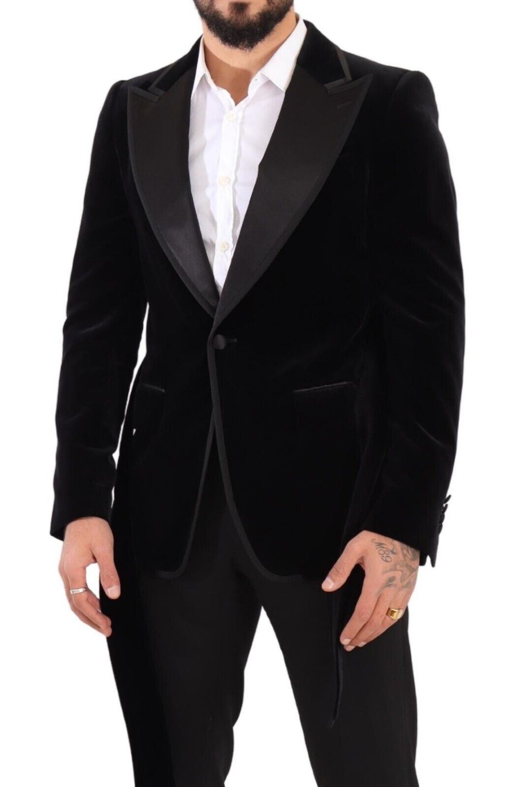 Dolce & Gabbana Eleganter einreihiger Blazer aus Samt