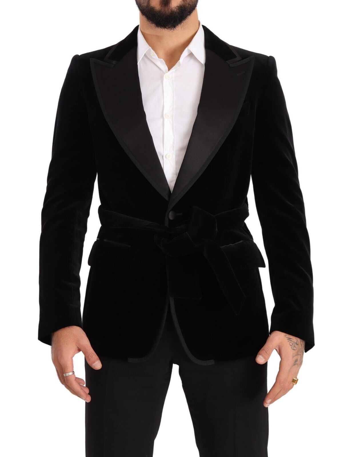 Dolce & Gabbana Eleganter einreihiger Blazer aus Samt