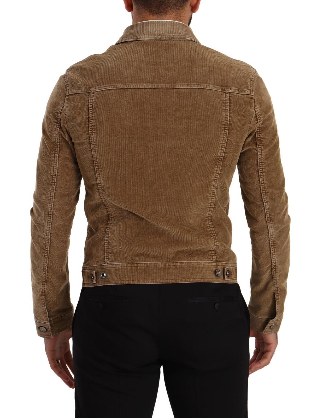 Dolce &amp; Gabbana Elegant logo corduroy jacket