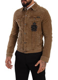 Load image into Gallery viewer, Dolce & Gabbana Elegant logo corduroy jacket
