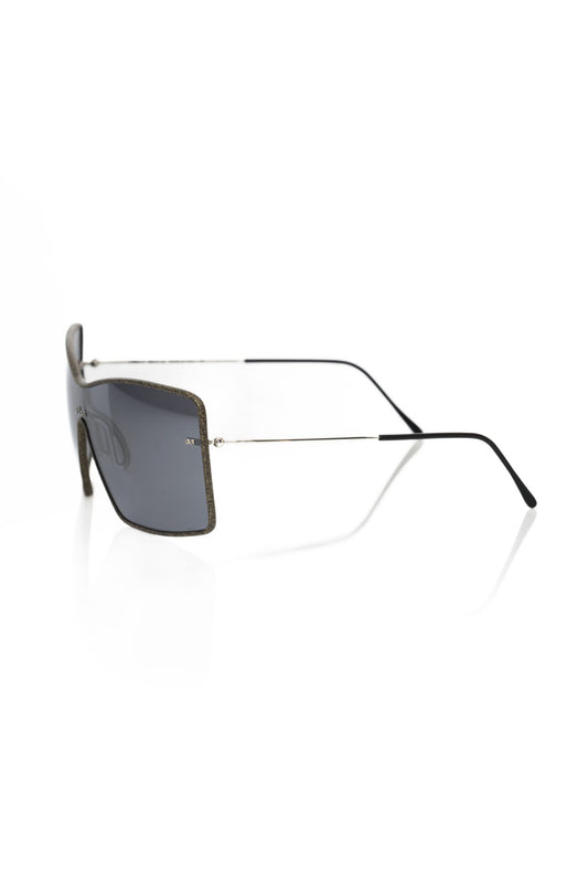 Frankie Morello Schwarz Metallic Frauen Sonnenbrille