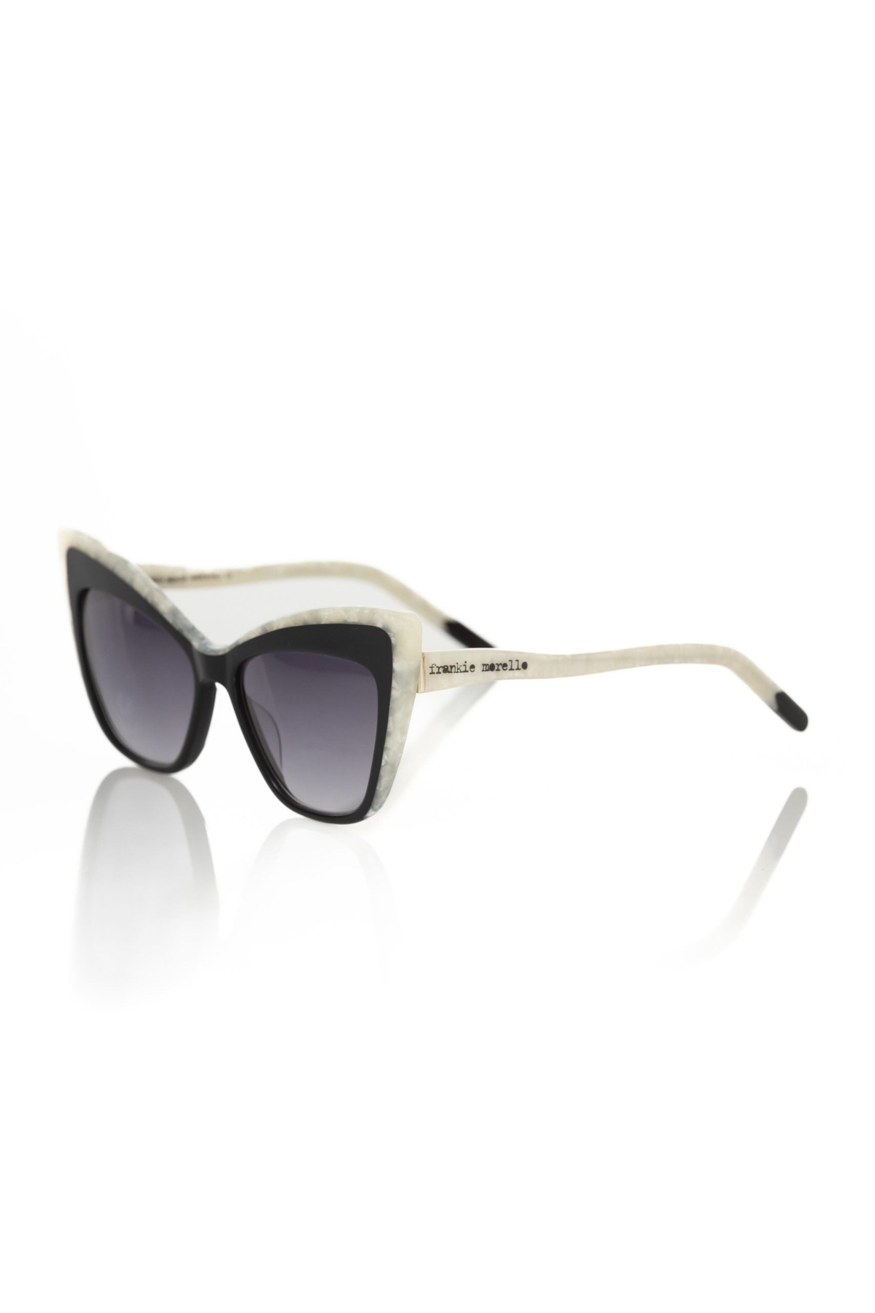 Frankie Morello Chic cat-eye sunglasses with mother-of-pearl accents