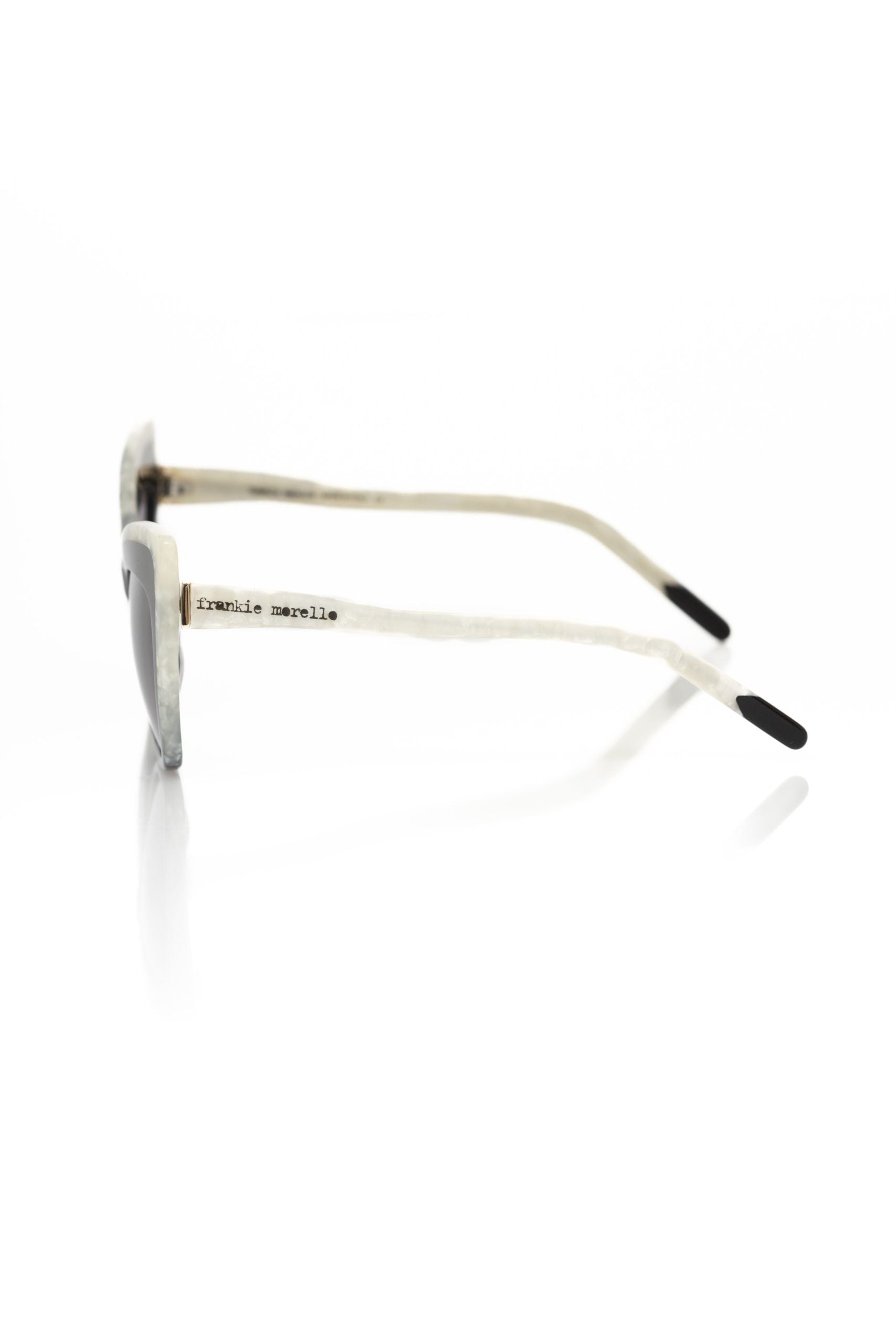 Frankie Morello Chic cat-eye sunglasses with mother-of-pearl accents