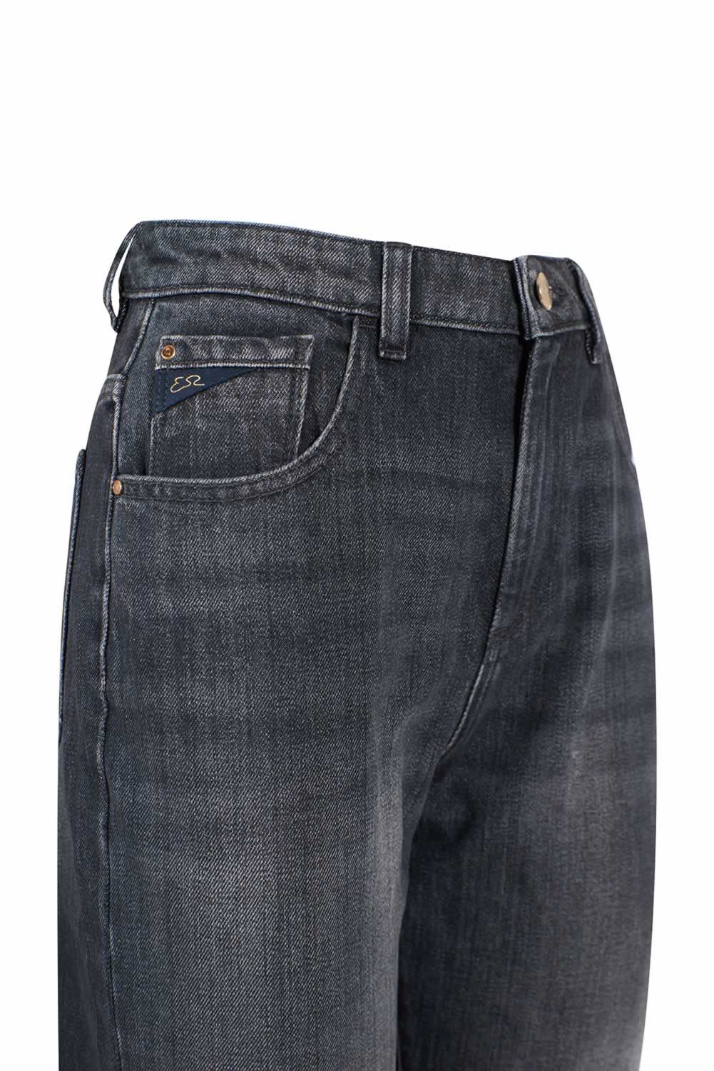 Yes Zee Schwarz Baumwolle Frauen Jeans