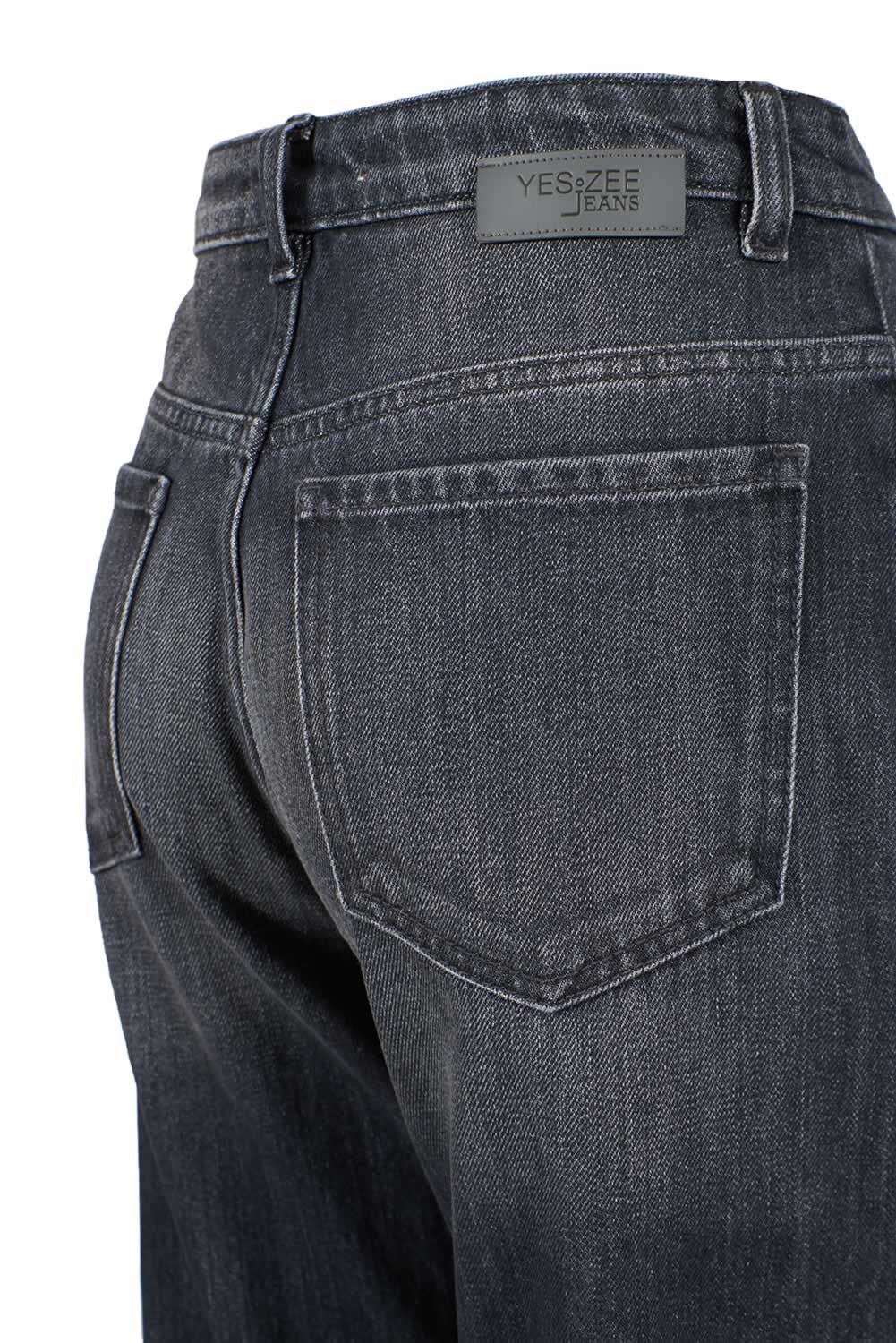 Yes Zee Schwarz Baumwolle Frauen Jeans