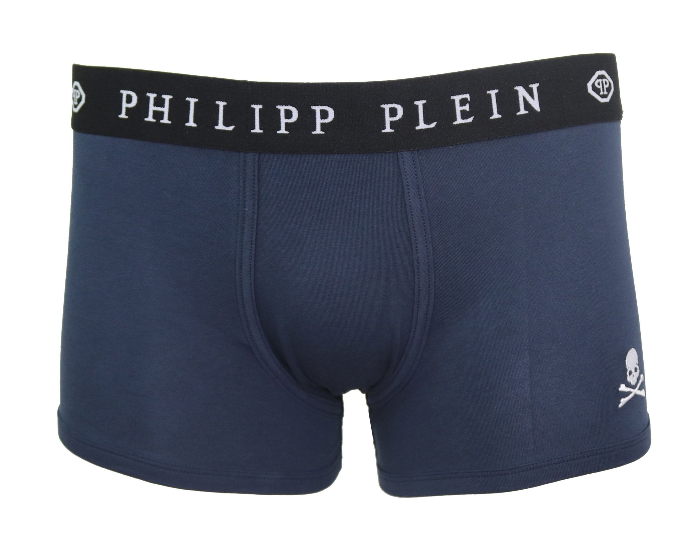 Philipp Plein Blau Baumwolle Männer Boxer