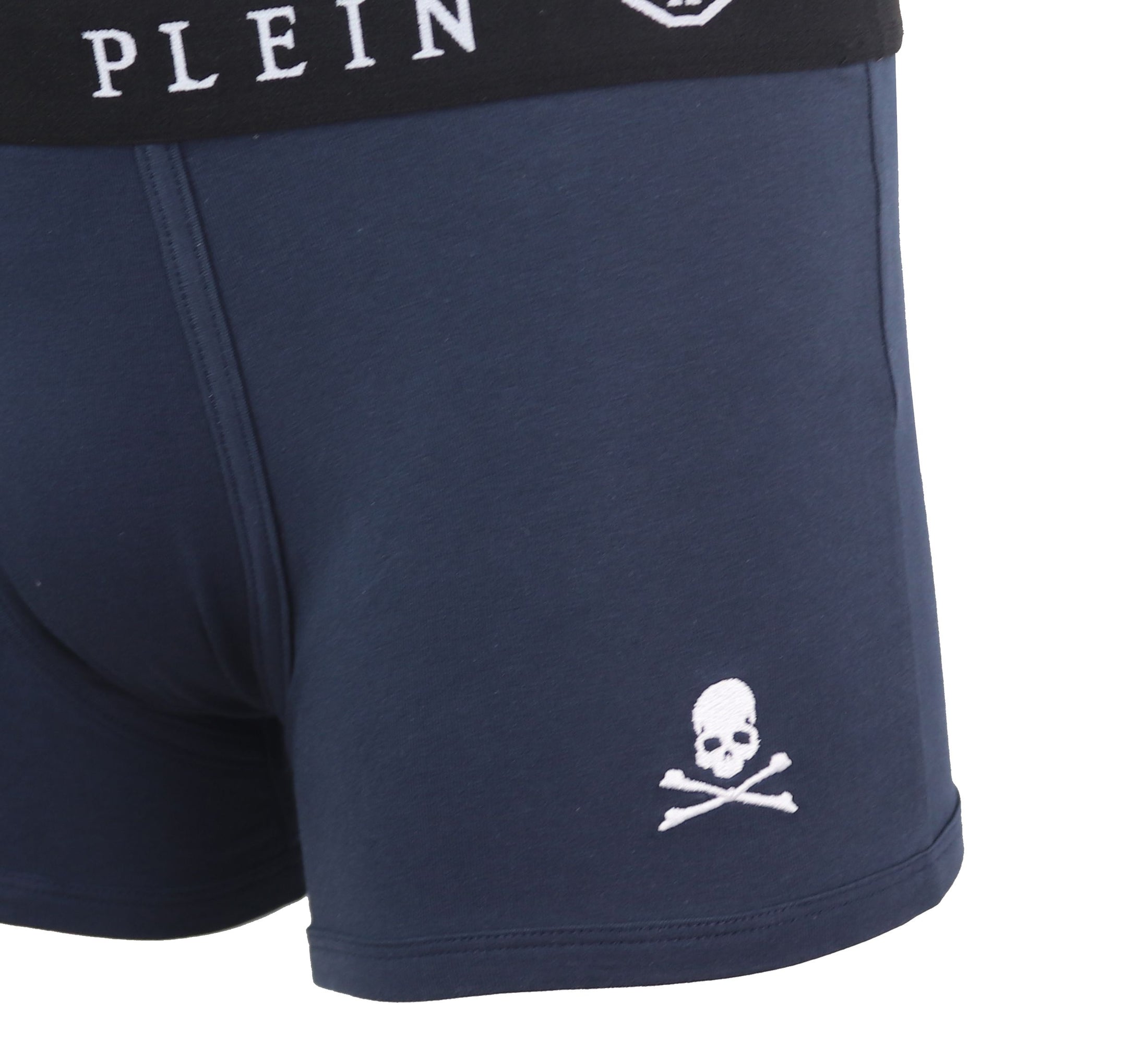 Philipp Plein Blau Baumwolle Männer Boxer