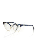 Load image into Gallery viewer, Frankie Morello Blue Mother of Pearl Clubmaster Glasses
