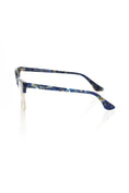 Load image into Gallery viewer, Frankie Morello Blue Mother of Pearl Clubmaster Glasses
