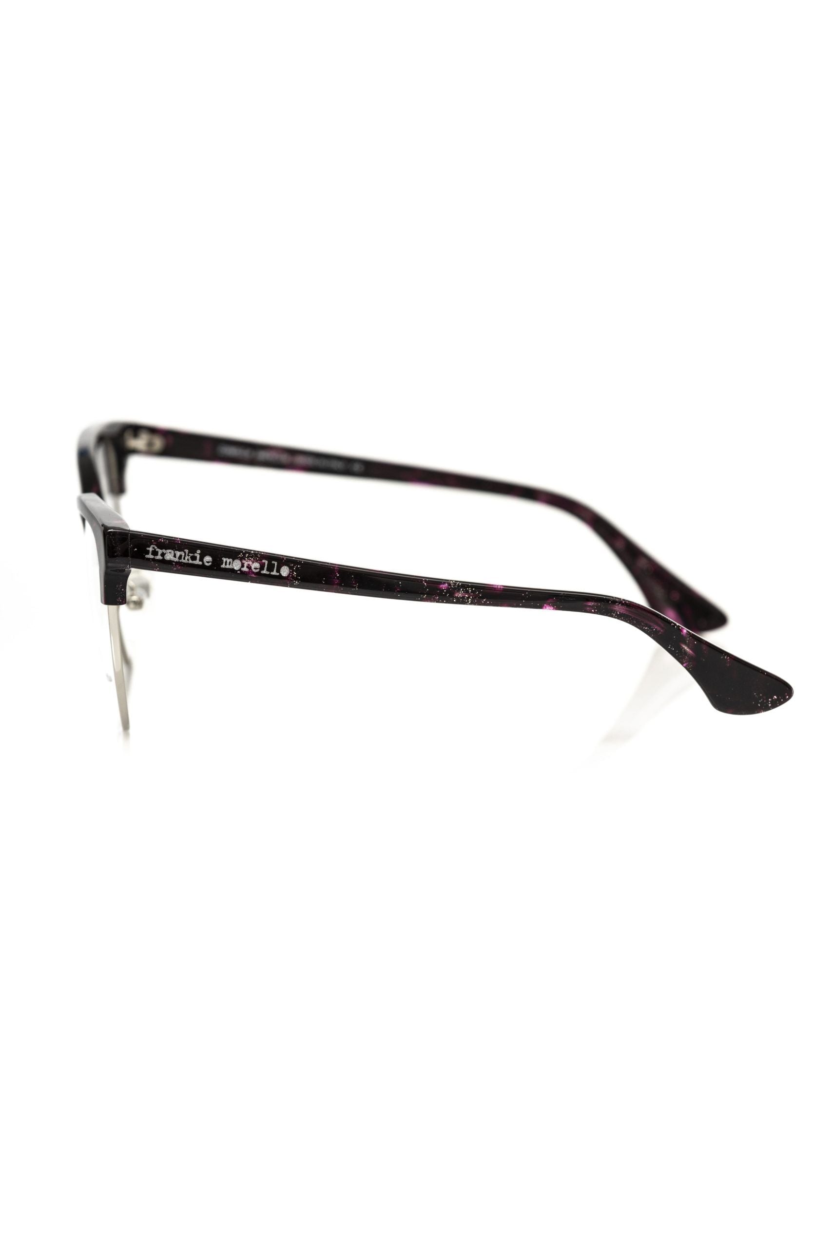 Frankie Morello Glitter Bordeaux Clubmaster Glasses