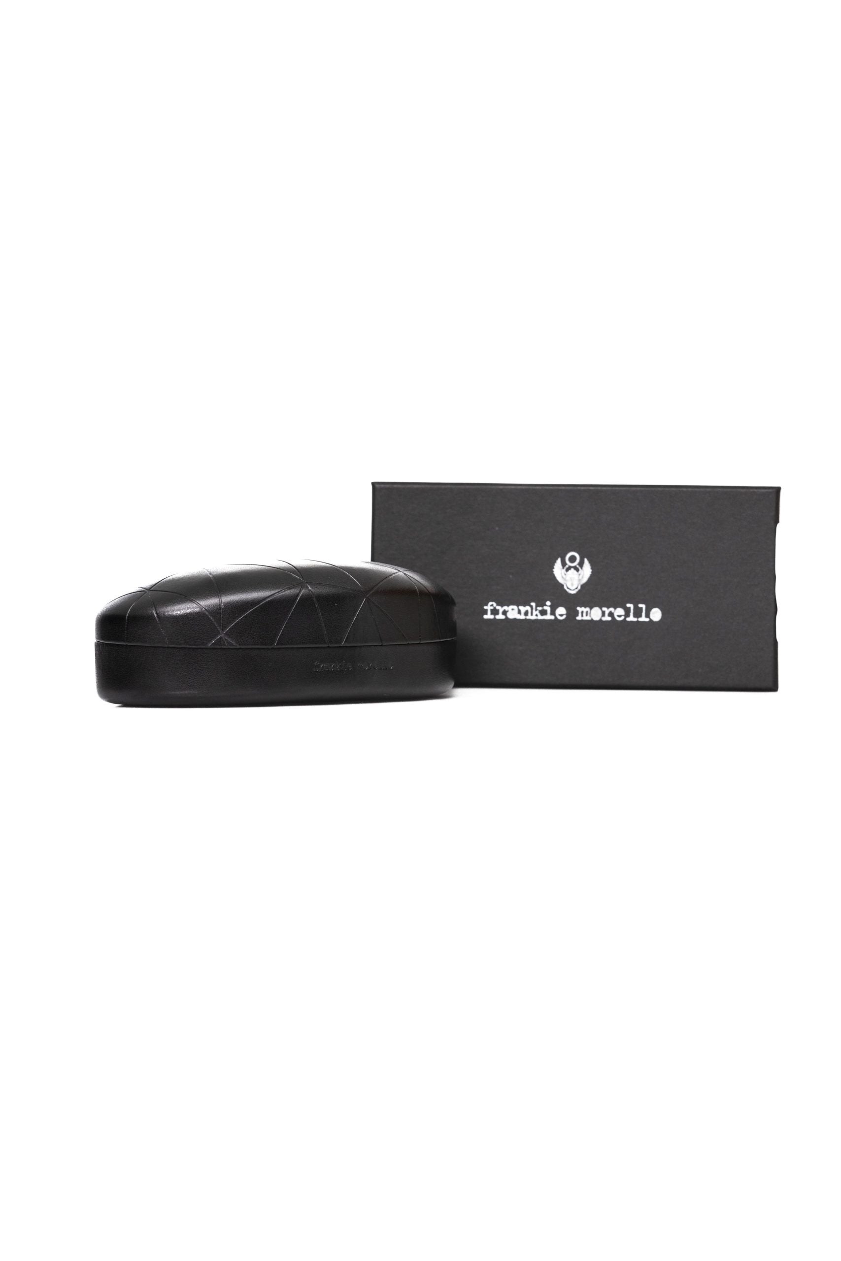 Frankie Morello Glitter Black Metal Clubmaster Goggles