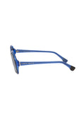 Load image into Gallery viewer, Frankie Morello Chic Transparent Blue Round Sunglasses
