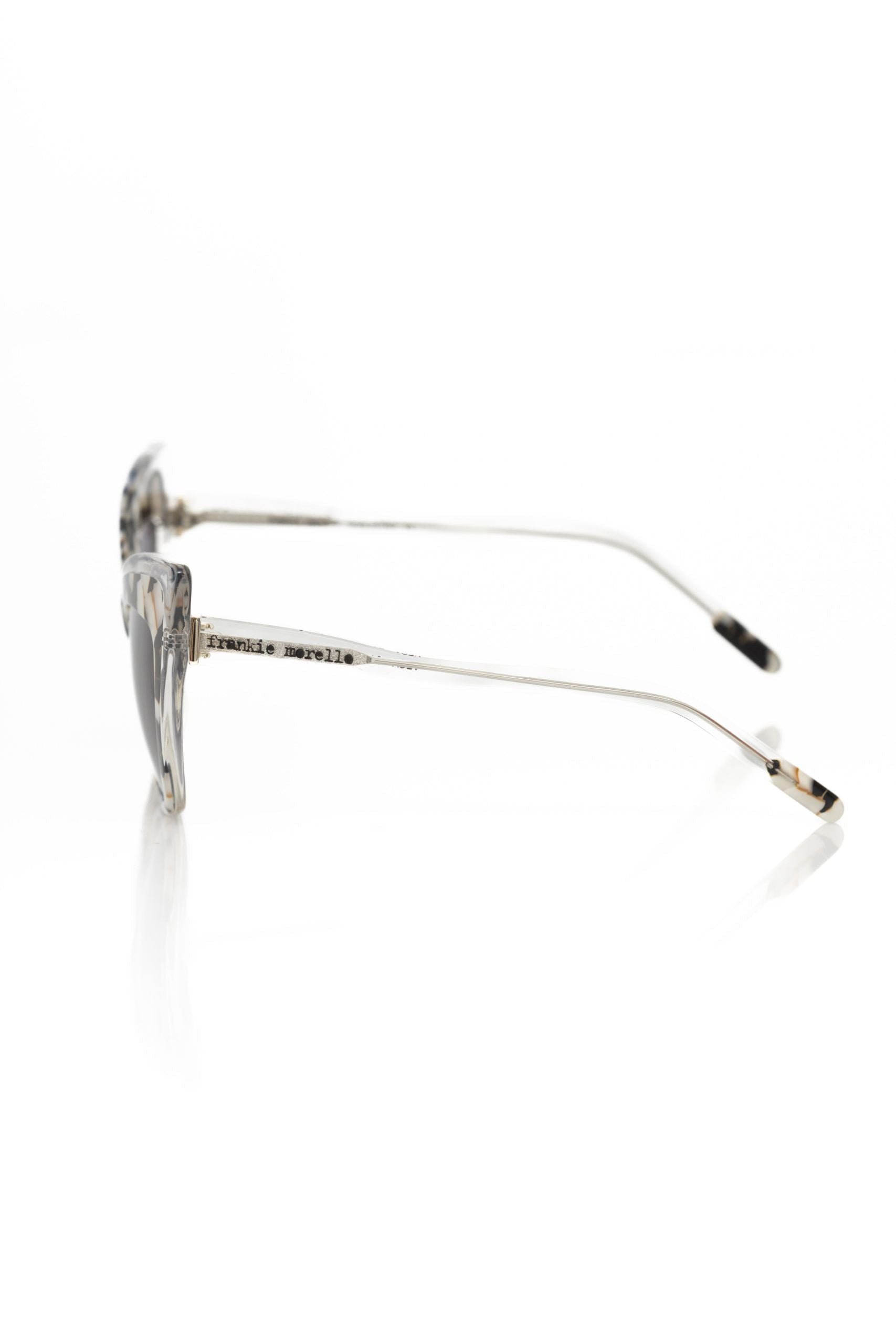 Frankie Morello Chic cat-eye sunglasses with mother-of-pearl accents