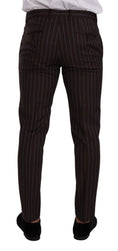 Load image into Gallery viewer, Dolce & Gabbana Elegant maroon striped slim fit suit
