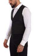 Load image into Gallery viewer, Dolce & Gabbana Elegant Gray Silk Dress Vest
