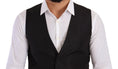 Load image into Gallery viewer, Dolce & Gabbana Elegant Gray Silk Dress Vest
