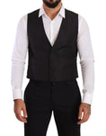 Load image into Gallery viewer, Dolce & Gabbana Elegant Gray Silk Dress Vest
