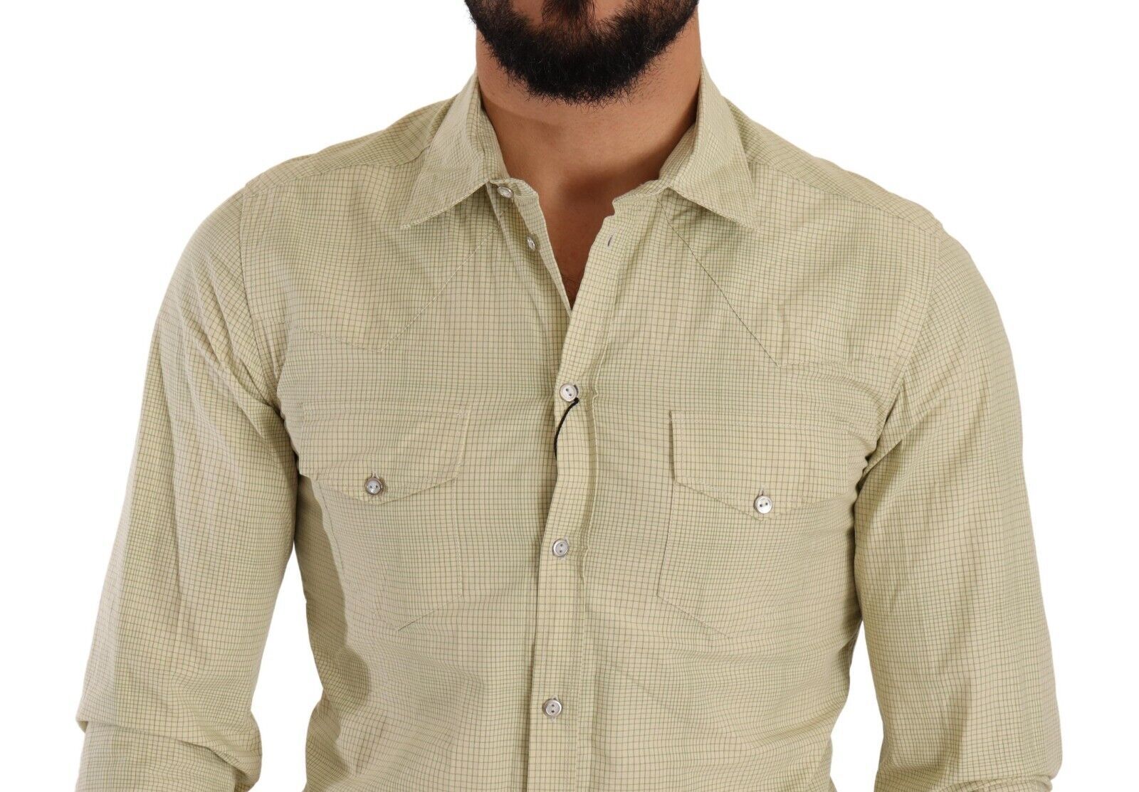 Dolce &amp; Gabbana Elegant Sicilia shirt in checked cotton