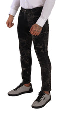 Load image into Gallery viewer, Dolce & Gabbana Patterned Slim Fit Skinny Jeans
