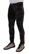 Load image into Gallery viewer, Dolce & Gabbana Patterned Slim Fit Skinny Jeans
