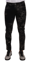 Load image into Gallery viewer, Dolce & Gabbana Patterned Slim Fit Skinny Jeans
