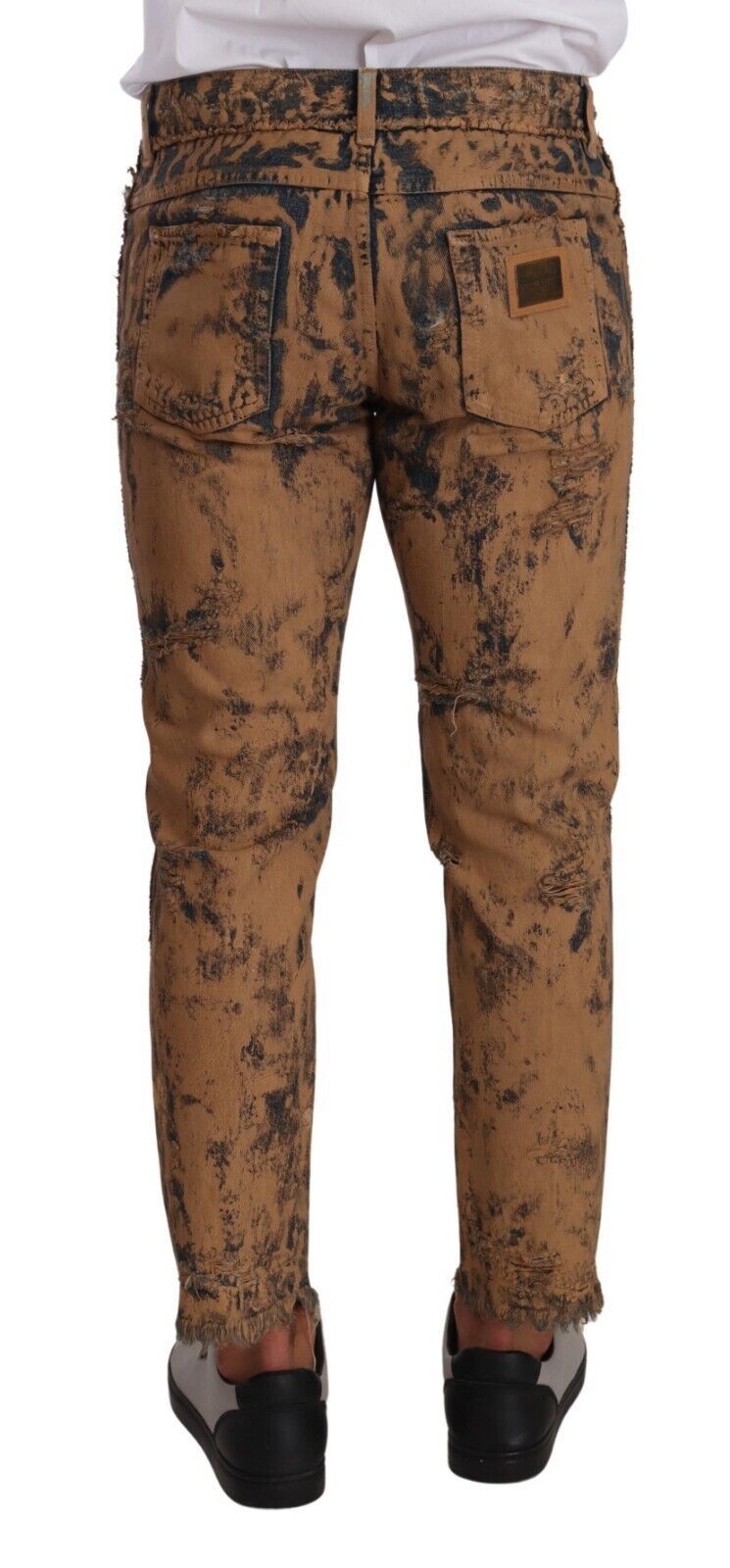 Dolce &amp; Gabbana Authentic classic trousers in distressed denim