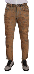 Load image into Gallery viewer, Dolce & Gabbana Authentic classic trousers in distressed denim
